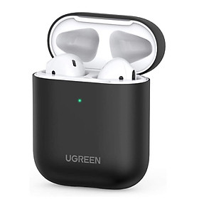 Hộp bảo vệ Airpods Màu Đen Silicone Ugreen 80479 LP367 Hàng Chính Hãng