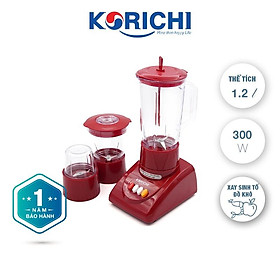 Mua Máy xay sinh tố 3 Cối Korichi - KRC-6203 - 1.2L 300W - Hàng chính hãng