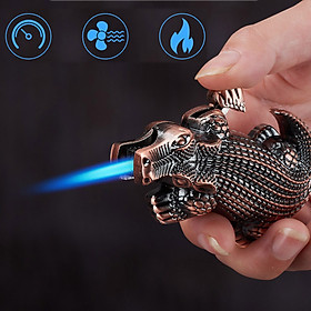 Mua Vỏ Hột Quẹt Bật Lửa Khò Ga 873 Tia Lửa Xanh Họa Tiết Cực Độc Cực Độc - Màu Đồng