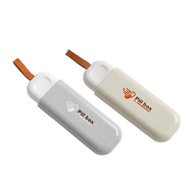 Hộp Nhựa Đựng Thuốc Cầm Tay Mini - Giữ Thuốc Luôn Khô Ráo Tránh Ẩm Ướt  Màu Ngẫu Nhiên