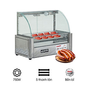 Mua Máy nướng xúc xích 5 thanh CY-5 (kính cong) NEWSUN - Hàng chính hãng