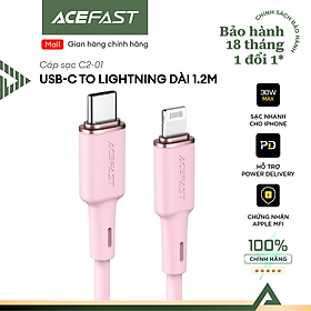 Cáp Acefast USB-C to Light.ning MFI (1.2m) - C2-01 Hàng chính hãng Acefast