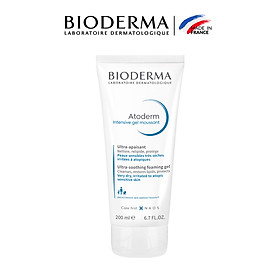 Gel Làm Sạch Dịu Nhẹ Cho Da Rất Khô Và Viêm Da Cơ Địa Bioderma Atoderm Intensive Gel Moussant - 200ml
