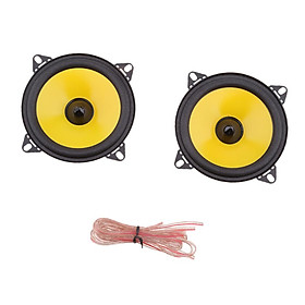 2 Pieces Replacement Coaxial Car Automotive Audio Speaker 4'' 60w 2-way