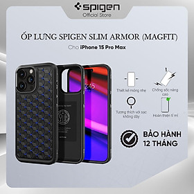 Ốp lưng cho IPhone 15 Pro Max Spigen Cryo Armor - Hàng chính hãng