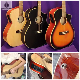 Mua Đàn guitar acoustic có EQ găn loa SV-A102 - Chơi mộc và biểu diễn - Tặng phụ kiện