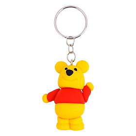 Móc Khóa Đơn Hoạt Hình Gấu Pooh Dona Clay MHP01