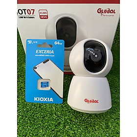 Mua Camera IP Wifi 2.0MP Full HD GLOBAL IOT 07  Xoay 360  Đàm thoại 2 chiều  Theo dõi chuyển động - Hàng chính hãng