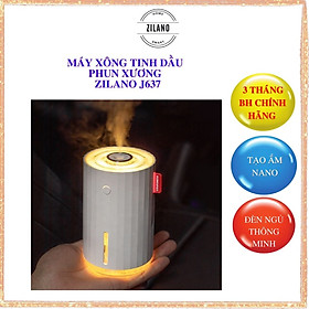 Máy xông tinh dầu phòng ngủ phun sương tạo ẩm có đèn Led thay đèn ngủ