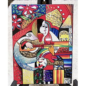 Mua Tranh Picasso Sơn Mài Cao Cấp  chũ nhật Thanh Bình Lê trang trí kệ tủ  văn phòng  nhà cửa  làm quà tặng ý nghĩa