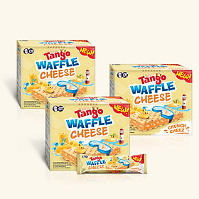COmbo 3 Bánh Xốp Tango Waffle Vị Phô Mai 160gr (8gr x 20pcs)