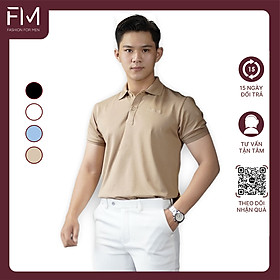 Áo polo thun cá sấu poly thiết kế đơn giản, chất vải mát mềm mịn co giãn cực tốt - FORMEN SHOP - FMPS198