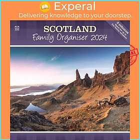 Sách - Scotland Family Organiser Planner Wall Calendar 2024 by  (UK edition, paperback)