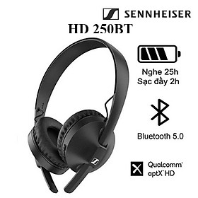 Tai nghe bluetooth Sennheiser HD 250BT Đen - Hàng Chính Hãng
