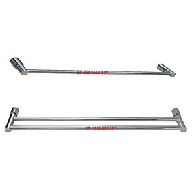 Mua Thanh treo khăn đặc INOX 201  INOX 304 - Máng khăn đơn/đôi - Vắt khăn nhà tắm inox