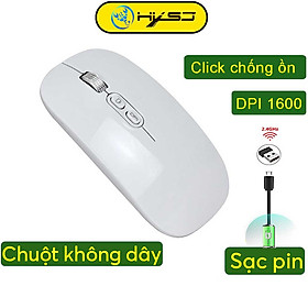 Mua Chuột không dây Bluetooth HXSJ M103 wireless tự sạc pin siêu mỏng không gây tiếng ồn cho laptop MCBook PC Tablet PAD-Hàng Chính Hãng