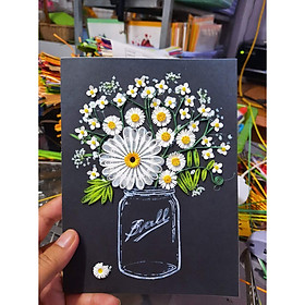 Thiệp cúc họa mi