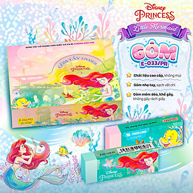 Gôm tẩy nhân vật hoạt hình Disney Công chúa Ariel Thiên Long E-033/PR