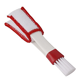 Window Blinds Dust Cleaner Duster Cleaning Brush Red White