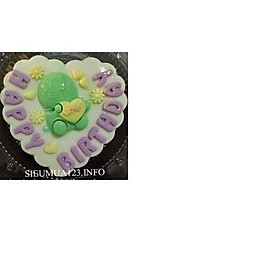 Mua Khuôn rau câu nhựa HAPPY BIRTHDAY 22cm
