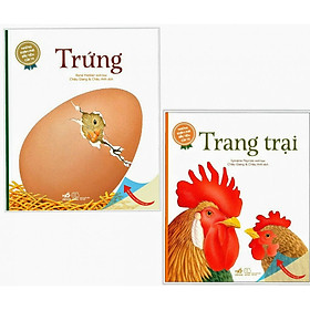Combo 2 cuốn Những Khám Phá Đầu Tiên Của Tớ: Trang Trại+ Trứng ( Tặng kèm bookmark Happy Life )