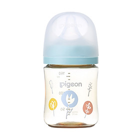 Bình sữa Pigeon PPSU Plus thế hệ III phiên bản Nhật hình Hoa