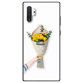 Ốp lưng in cho samsung note 10 plus mẫu bó hoa hướng dương