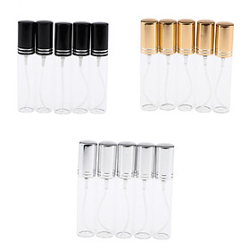 15 Pieces 10ml Empty Refillable Glass Perfume Spray Bottles Travel Vials