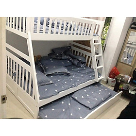 Mua giường 3 tầng Asaka (t1m-g1m4-d1m) nhiều màu