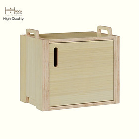 Mua HAPPY FURNITURE   Gỗ tự nhiên   Táp đầu giường 1 cửa mở gỗ Plywood - GAMOR   TCM_203   45cm x 30cm x 40cm DxRxC