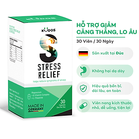 Viên Nang Giảm Stress KUDOS STRESS RELIEF (Hộp 30 Viên)
