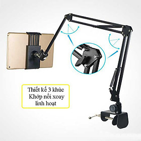 Mua Giá Đỡ Điện Thoại  Máy Tính Bảng Kẹp Đầu Giường  Cạnh Bàn Với 3 Khúc Linh Hoạt