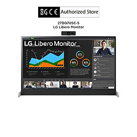 Mua Màn hình LG QHD Libero 27 inch với webcam Full HD  chân đế linh hoạt có thể để bàn hoặc treo tường  27BQ70QC - Hàng Chính Hãng