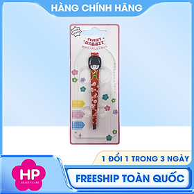 Nhíp Nhổ Lông Mày Thép Không Gỉ Sweet Rabbit Geisha Mujaki (Màu Đỏ - 1 Cái)