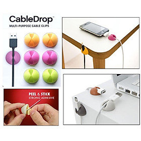 Mua Giá kẹp giữ dây sạc  dây điện gọn gàng trên bàn làm việc