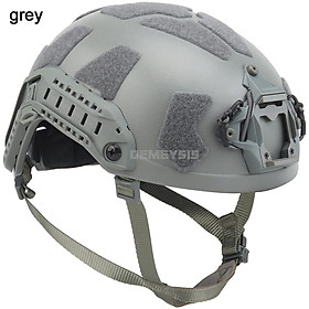 Chiến Thuật MH NHANH Mũ Bảo Hiểm Có Thể Điều Chỉnh Quân Sự Airsoft Bóng Sơn Chiến Đấu Bảo Vệ Mũ Bảo Hiểm Nam Săn Bắn Bảo Vệ Đầu Color: grey