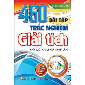 Hình ảnh 450 Bài Tập Trắc Nghiệm Giải Tích Có Đáp Án (HA)