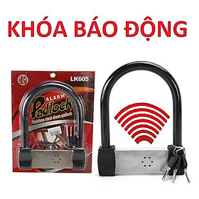 Hình ảnh Khóa chữ U báo động chống trộm xe cao cấp - KBDU