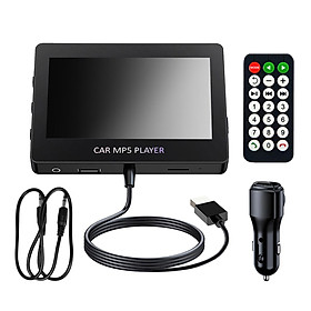Car Video Player Display Screen 4.3 inch Bluetooth 5.0 USB/TF/AUX 12V- 24V M5