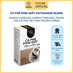 Combo 2 Hộp Cà Phê Phin Giấy Vietnameses Blend Trung Nguyên Legend – Gói Drip Coffee Gu Truyền Thống, Đậm Vị Việt- Hộp 10 gói