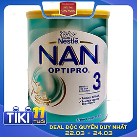NGUYÊN THÙNG 6 LON SỮA NAN OPTIPRO SỐ 3 (800G) - TỪ 1 TUỔI TRỞ LÊN - HÀNG NHẬP KHẨU ÚC
