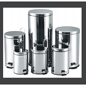 Thùng Rác Inox Đạp Chân 20 Lít