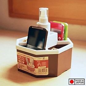 Mua Khay đựng đồ bát giác Sanada  dùng để chứa/ đựng những dụng cụ nhỏ gọn trong phòng khách như điều khiển tivi  điện thoại - nội địa Nhật Bản