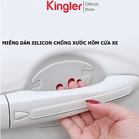 Mua 4 Miếng Silicone Dán Chống Xước Hõm Tay Nắm Cửa ôtô  Bảo Vệ Hõm Cửa Tránh Chầy Xước  Tiện Dụng  Dễ Dán. Kingler 9000