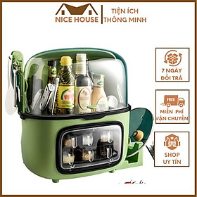 Mua Hộp đựng gia vị đa năng  hũ đựng gia vị 2 tầng gọn gàng sạch sẽ ASBKA2101 ( Giao Màu Ngẫu Nhiên )
