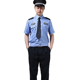 Áo bảo vệ màu xanh, ngắn tay có đai