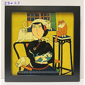 Mua Tranh Sơn Mài Trừu Tượng HD53