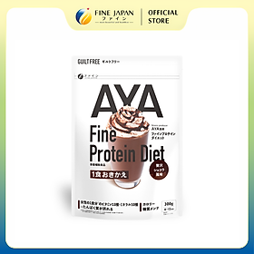 Bột Protein thực vật Aya’s Selection Protein Diet FINE JAPAN Vị Socola gói 300g