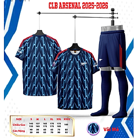 Bộ Quần Áo Bóng Đá Người Lớn - Arsenal 25/26 ( Vải Mè )