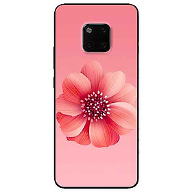 Ốp lưng in cho Huawei Mate 20 Pro Mẫu Bông Nền Hồng